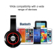 Casque Audio Sans Fil Bluetooth 4.0 Avec Micro Annulation De Bruit Et Radio FM - www.yonis-shop.com