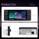Autoradio 1 DIN Android 15 5 Pouces CarPlay Android Auto Sans Fil Navigation GPS Compatible Caméra De Recul AHD CVBS - www.yo...