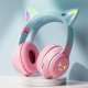 Casque Audio Bluetooth Sans Fil LED Oreilles De Chat Pliable Avec Microphone - www.yonis-shop.com