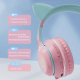 Casque Audio Bluetooth Sans Fil LED Oreilles De Chat Pliable Avec Microphone - www.yonis-shop.com