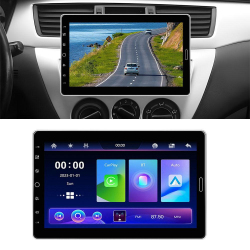 10.1 inch Car HD Touchable Screen Single Din Carplay MP5 Player, Specification: Standard+Reversing camera(1331W-F133)