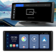 Écran CarPlay Portable 8,1 Pouces Pour Navigation Avec Connexion Sans Fil Android Auto Et Enregistrement Avant Arrière Double Canal