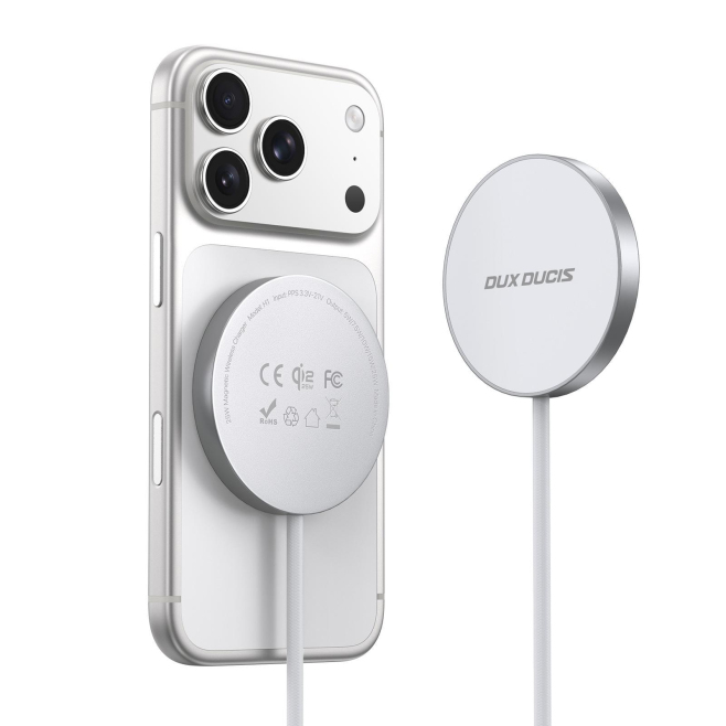 Chargeur Sans Fil Magnétique 25W Alignement Précis Câble Tressé Type C 1 M Pour Appareils Qi Certifiés - www.yonis-shop.com