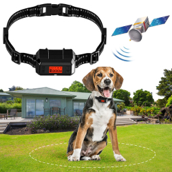 Clôture Anti-Fugue GPS Sans Fil Pour Chien Moyen Et Grand Avec Collier IPX7 Sans Câble Autonomie 24 H