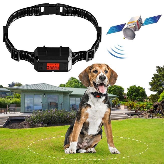 Clôture Anti-Fugue GPS Sans Fil Pour Chien Moyen Et Grand Avec Collier IPX7 Sans Câble Autonomie 24 H - www.yonis-shop.com