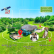 Clôture Anti-Fugue GPS Sans Fil Pour Chien Moyen Et Grand Avec Collier IPX7 Sans Câble Autonomie 24 H - www.yonis-shop.com
