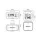 Microphone Cravate Sans Fil 2 Émetteurs 1 Récepteur 8 Pin 3 Modes De Réduction Du Bruit Et Boîtier De Charge - www.yonis-shop...