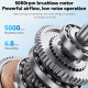 Ventilateur De Poche Rechargeable Avec Affichage LED Moteur Brushless 3600mAh Autonomie 4 À 5 Heures Pose Horizontale Ou À Pl...