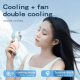 Mini Ventilateur Portable Rafraîchissant Double Refroidissement 3 Vitesses Batterie 4000 mAh Veilleuse Astronaute - www.yonis...