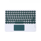 Clavier Pour Tablette Sans Fil Avec Pavé Tactile Vert Compatible IOS Et Android Autonomie Longue Durée - www.yonis-shop.com
