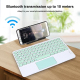 Clavier Pour Tablette Sans Fil Avec Pavé Tactile Vert Compatible IOS Et Android Autonomie Longue Durée - www.yonis-shop.com