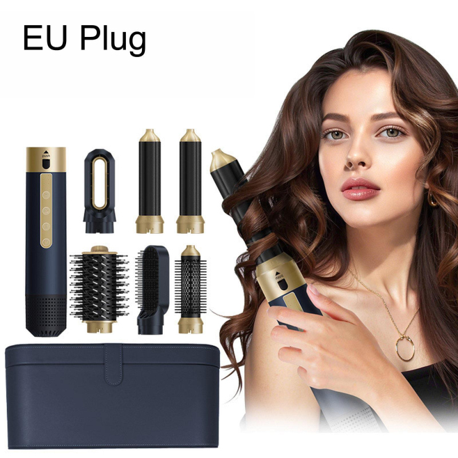 Brosse Coiffante 6 En 1 Pour Sécher Boucler Et Lisser Avec Technologie Ionique Moteur Sans Balais Et 6 Embouts - www.yonis-sh...