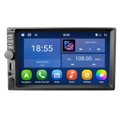 Autoradio Android Universel 7 Pouces Navigation GPS Radio FM Entrée Caméra De Recul Bluetooth WiFi