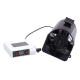Mini Ventilateur USB Portable 3 Vitesses 8 W Compatible Batterie Externe 5 V Avec Socle Stable Noir - www.yonis-shop.com