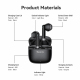 Écouteurs Bluetooth Sans Fil Semi Intra Auriculaires Son Stéréo 13 Mm Appels HD Bluetooth 6.0 Autonomie 4 À 5 Heures - www.yo...