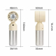 Ventilateur Brumisateur Portable À Main 2 En 1 Avec Brume Fine Batterie 2000 mAh Et 4 Vitesses - www.yonis-shop.com