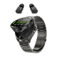 Montre Connectée 2 En 1 Avec Écouteurs Sans Fil Connexion À Deux Appareils Écran HD 1.46 Pouce Autonomie 20 À 30 Jours IP67 -...