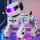 JJR/C R45 2.4G RC Cyber Intelligent AI Robot Dog - www.yonis-shop.com