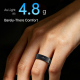 Bague Connectée De Suivi De Santé Avec ECG Fréquence Cardiaque Oxygène Sommeil Contrôle Photo IP68 Taille 8 Noire - www.yonis...