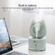 Ventilateur Brumisateur De Bureau Rechargeable Réservoir 300 Ml Angle Réglable Batterie 2000 Mah - www.yonis-shop.com