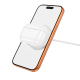 Chargeur Sans Fil Magnétique Qi2 USB-C 25W Ultra-Fin Avec Câble Tressé 1,2 m Blanc - www.yonis-shop.com