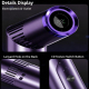 Ventilateur Portable De Poche Pour Voyage Avec Tête Rotative À 90° 199 Vitesses Batterie 3000 mAh Et Lampe LED - www.yonis-sh...