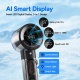 Mini Ventilateur De Poche Avec Brumisateur 100 Vitesses Écran LED Autonomie 10 Heures Silencieux Et Recharge USB-C - www.yoni...