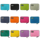 Sacoche Ordinateur Portable Multifonction Imperméable Avec Poches De Rangement Et Fermeture Éclair Haute Qualité Couleur Gris...