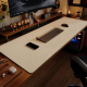 Sous Main De Bureau Pour Clavier Et Souris En Lin Antidérapant 800x300x4 Mm Protection Et Bords Cousus