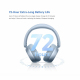Casque Audio Sans Fil Bluetooth Circumauriculaire À Réduction De Bruit Autonomie 72 Heures ANC Adaptatif Pilotes 40 Mm - www....