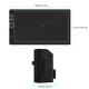Autoradio 7 Pouces Écran Tactile CarPlay Sans Fil Bluetooth 5.1 Caméra De Recul 4×45 W - www.yonis-shop.com