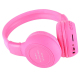 Casque Sans Fil MP3 Audio Stéréo Écran LCD Lecteur Carte Micro SD Fonction Radio FM rose - www.yonis-shop.com