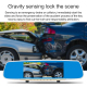 Caméra Voiture Recul Dashcam 1080P Écran Tactile LCD 7 Pouces Double Caméras Angle 170 Degrés Vision Nuit Gris - www.yonis-sh...