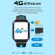 Montre Connectée Android 1.54” Montre Podométrique GPS 3MP WiFi Bluetooth Noire Bleue - www.yonis-shop.com