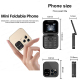 Téléphone Portable Mini Flip Avec Écran 1.77 Pouces Bluetooth Dual SIM Et Batterie Longue Durée - www.yonis-shop.com