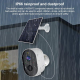Caméra De Surveillance Extérieure HD 3MP Sans Fil Avec Panneau Solaire Étanche IP66 Vision Nocturne Et Batterie Longue Durée ...