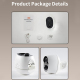 Caméra De Surveillance Ultra-HD Vision Nocturne Infrarouge WiFi Avec Carte Mémoire 32GB Étanche IP66 - www.yonis-shop.com
