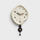 Horloge Murale À Quartz Silencieux Pour Salon Avec Cadre Irrégulier Et Ornement Oscillant Design Rétro - www.yonis-shop.com