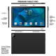 Tablette Tactile Grand Écran 13,3 pouces Full HD Android 11 RAM ROM Octa Core 2Ghz - www.yonis-shop.com