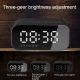 Réveil Enceinte Bluetooth Multifonction Avec Chargeur Sans Fil Et Horloge Miroir LED - www.yonis-shop.com