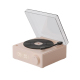 Enceinte Bluetooth Rétro Vinyle Design Atomic Avec Réveil Son Stéréo Haute Fidélité et Batterie Durable - www.yonis-shop.com