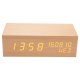 Réveil Haut-Parleur Enceinte Bluetooth Bois LED USB Alarme Lumière Nuit Qualité Audio - www.yonis-shop.com