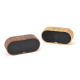 Mini Enceinte Bluetooth Retro Bois Fonction Radio FM et Carte TF Son Haute Fidélité - www.yonis-shop.com