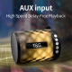 Mini Enceinte Bluetooth Portable Avec Lumières Colorées Autonomie 2H Radio FM Lecteur Micro SD - www.yonis-shop.com