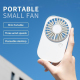 Ventilateur De Cou Portable Rechargeable Rose À 3 Vitesses Silencieux Avec Support De Bureau Batterie 800 mAh - www.yonis-sho...