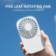 Ventilateur De Cou Portable Rechargeable Rose À 3 Vitesses Silencieux Avec Support De Bureau Batterie 800 mAh - www.yonis-sho...