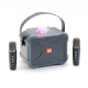 Enceinte Bluetooth Karaoke Sans Fil Avec Micros Intégrés Autonomie 3h Etanche Son Stéréo 360° - www.yonis-shop.com