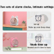 Mini Enceinte Bluetooth Avec Miroir Horloge Alarme FM Haut-Parleur Écran LED Lumièree - www.yonis-shop.com