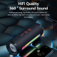 Enceinte Bluetooth 3D Stéréo Portable Subwoofer 10W Avec Lumière LED RGB Support FM Carte TF Appels Clairs - www.yonis-shop.com