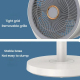 Ventilateur Sur Pied Rechargeable Pour Circulation D’Air Avec Télécommande 5 Vitesses Minuterie Et Oscillation 3D - www.yonis...